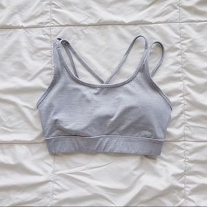 LIKE NEW! GRAY SPORTS BRA!